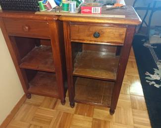 Side tables with drawers