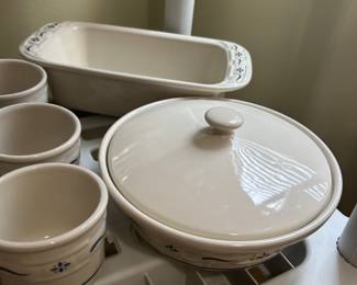 Longaberger Pottery Set