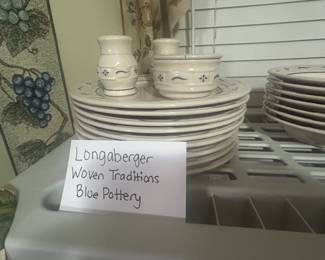 Longaberger Pottery Set