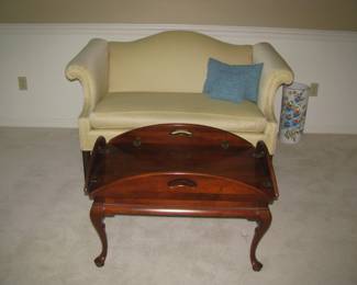 Loveseat, Butler's table