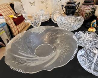 ETCHED GLASS BOWL