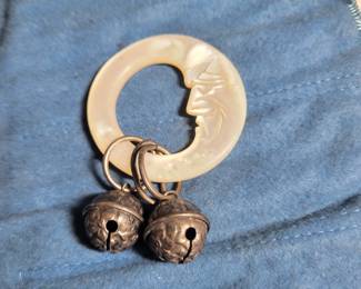 Antique baby rattle