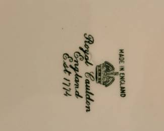 ROYAL CAULDON CHINA SET