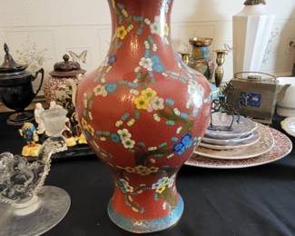 ENAMEL VASE