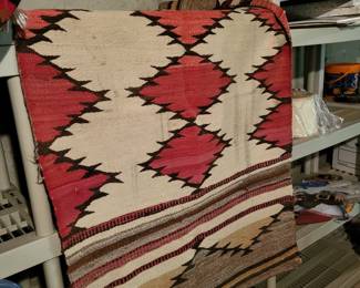 ANTIQUE NAVAJO TRANSITIONAL WEAVING