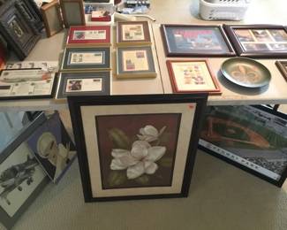 Framed prints; frames.