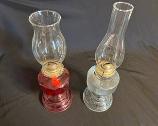 Vintage Oil Lamps (1950s). Sold individually or together