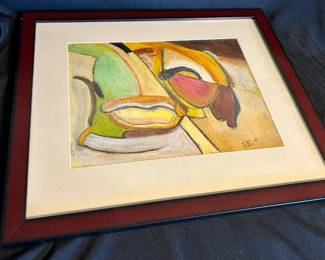 Original Pastel by high school art teacher