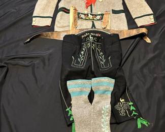Authentic antique German Tracht (lederhosen) - brought from Germany by Aunt Biddy in the 1930s