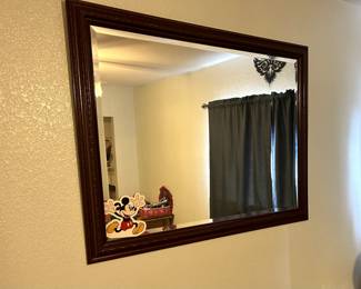Large wall mounted mirror
