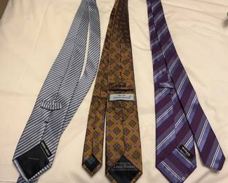 DESIGNER TIES, ARMANI, MASSIMO BIZZOCCHI AND KIYON TIES TO NAME A FEW