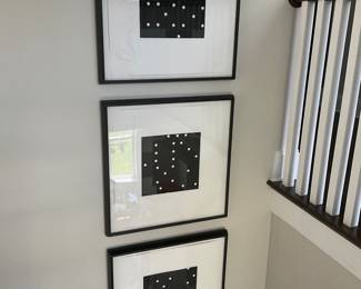 SET OF THREE SIGNED DOMINOES