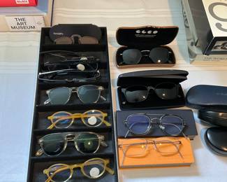 MANY DESIGNER SUN GLASSES AND READING GLASSES