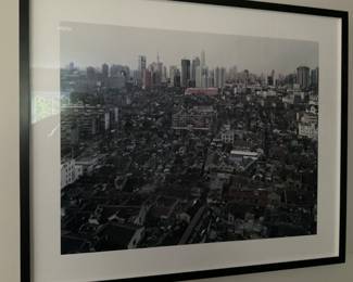 EDWARD BURTYNSKY SIGNED AND NUMBERED ON THE BACK SHANGHAI CHINA