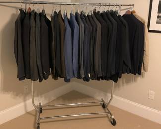 DESIGNER SUIT COATS MOSTLY ARMANI