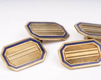 https://www.liveauctioneers.com/item/207340896_vintage-classic-14k-gold-blue-enamel-mens-cufflinks