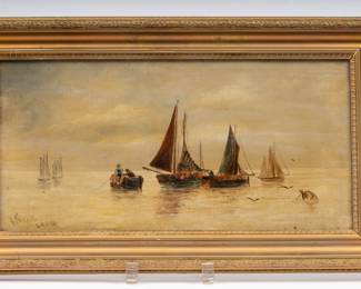 https://www.liveauctioneers.com/item/207340819_signed-and-dated-1904-continental-sailing-boats-painting