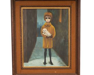 https://www.liveauctioneers.com/item/207340952_oil-painting-in-the-manner-of-margaret-keane-big-eyed-girl-with-dog