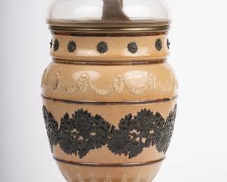 https://www.liveauctioneers.com/item/207340963_antique-doulton-lambeth-pottery-oil-lamp