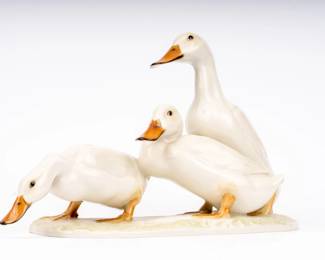 https://www.liveauctioneers.com/item/207340936_lorenz-hutschenruther-ducks-group-porcelain