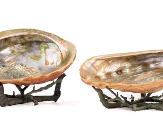 https://www.liveauctioneers.com/item/207340928_pair-cordray-parker-bronze-naturalist-with-abalone-shell-bowl-sculpture-birmingham-artist