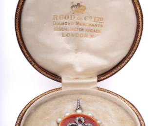 https://www.liveauctioneers.com/item/207340882_early-1900-s-sj-rood-and-co-jewelry-gold-diamond-seed-pearl-and-enamel-pendant