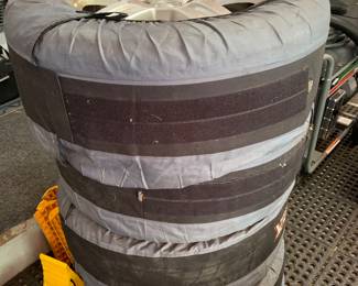 Blizzak winter tires for a BMW 5 series. Less than 4k miles wear.