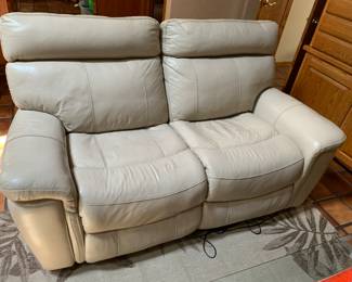 leather electrical loveseat, matching couch available as well.