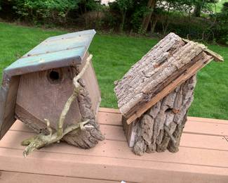 bird houses, shepherd hooks, bird food and more