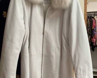 white leather