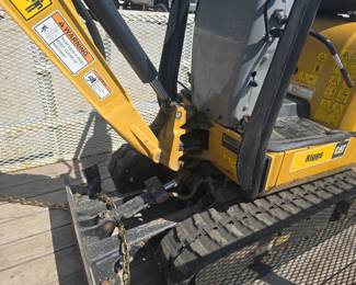 Cat 300.9D Mini Excavator with 400 hrs. 4’ digging depth and plenty of power for the size. Able to store in a garage with the ROPS removed.
