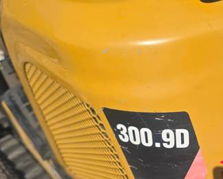 Cat 300.9D Mini Excavator with 400 hrs. 4’ digging depth and plenty of power for the size. Able to store in a garage with the ROPS removed.