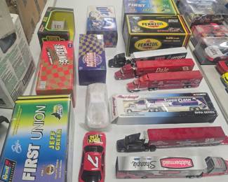 We have hundreds of Nascar diecast toys