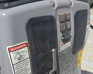 Cat 300.9D Mini Excavator with 400 hrs. 4’ digging depth and plenty of power for the size. Able to store in a garage with the ROPS removed.