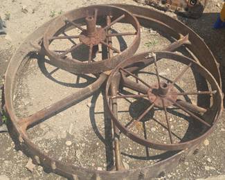 Iron wheels
