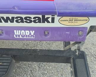 Kawasaki Jet Ski with Yacht club trailer