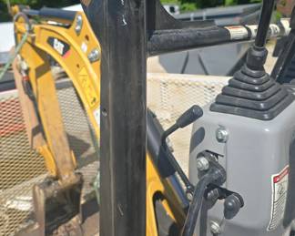 Cat 300.9D Mini Excavator with 400 hrs. 4’ digging depth and plenty of power for the size. Able to store in a garage with the ROPS removed.