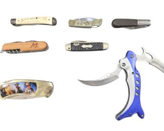 Winchester, Cowboy toothpick, Buck Knives, Barlow and more Pocket knives