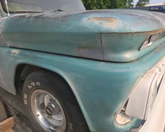 1967 Chevrolet with a 327 corvette motor and 4 speed rock crusher trans