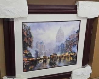 Thomas Kinkade, San Franscico Market Street 28x 24
