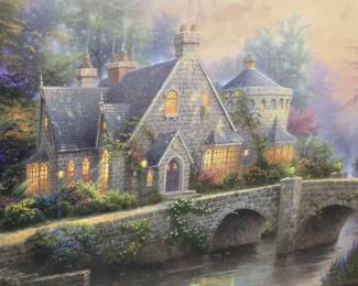 Thomas Kinkade, Lamplight Manor 28x42