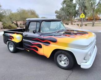 1960 C-10 a helluva must see!! 350 small block
