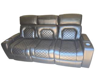 7 foot reclining Leather electric sofa