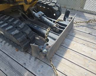 Cat 300.9D Mini Excavator with 400 hrs. 4’ digging depth and plenty of power for the size. Able to store in a garage with the ROPS removed.