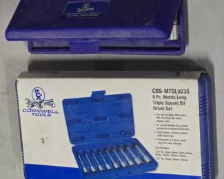 Cornwell metric triple square bit driver set
