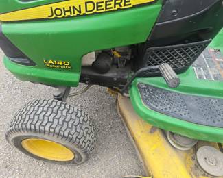 48" John Deere Mower LA140, 200 hours