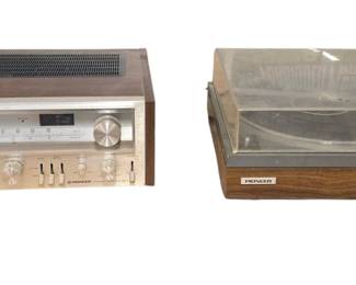 Pioneer Stereo Receiver SX-780 and
Pioneer PL-115-D