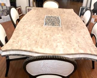 Dining table and chairs