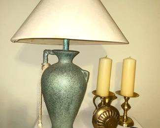 Lamps and candlesticks
