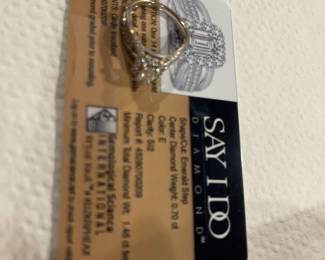 Diamond engagement ring